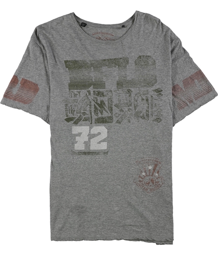 Buffalo David Bitton Mens Tonzo Graphic T-Shirt grey 2XL