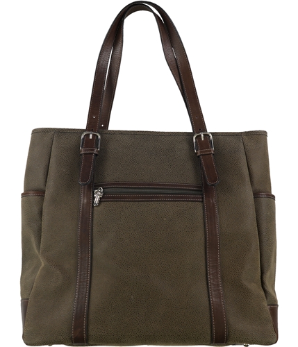 Jack Georges Womens Pebble Tote Handbag Purse brown