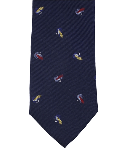 Tommy Hilfiger Mens Fishing Lure Self-tied Necktie navy One Size