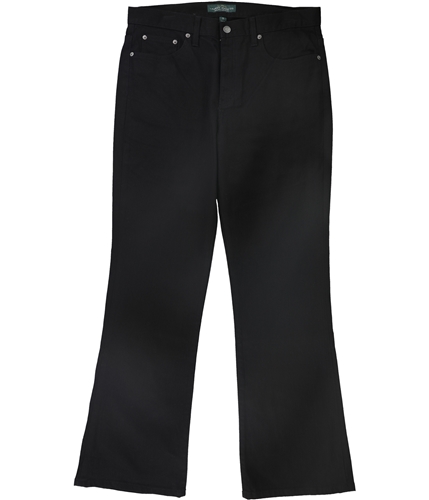 Ralph Lauren Womens Classic Boot Cut Jeans black 12x31