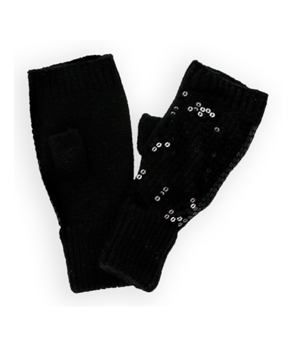 American Rag Womens High Boot Sequined Gloves black One Size