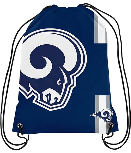 Forever Collectibles Mens LA Rams Drawstring Standard Backpack navy