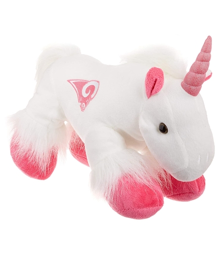 Forever Collectibles Unisex LA Rams Unicorn Stuffed Plush Toy Souvenir pinkwhite