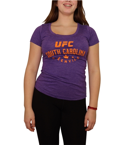 UFC Womens Greenville South Carolina Event Graphic T-Shirt purple S
