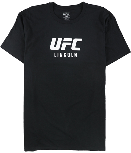 UFC Mens Lincoln Aug 25th Graphic T-Shirt black S