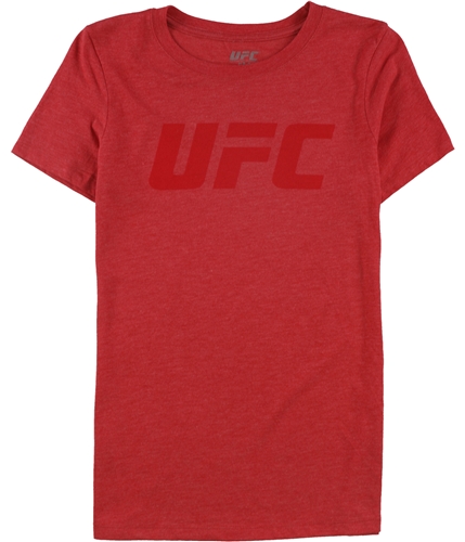 UFC Womens Logo Across Chest Graphic T-Shirt red M