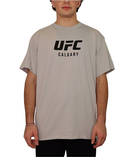 UFC Mens Calgary July 28th Graphic T-Shirt gray S