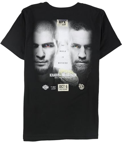 UFC Boys 229 Khabib Vs McGregor Graphic T-Shirt black S