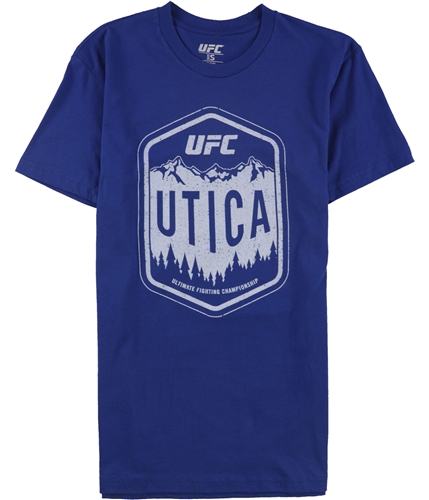 UFC Mens Utica Graphic T-Shirt blue S