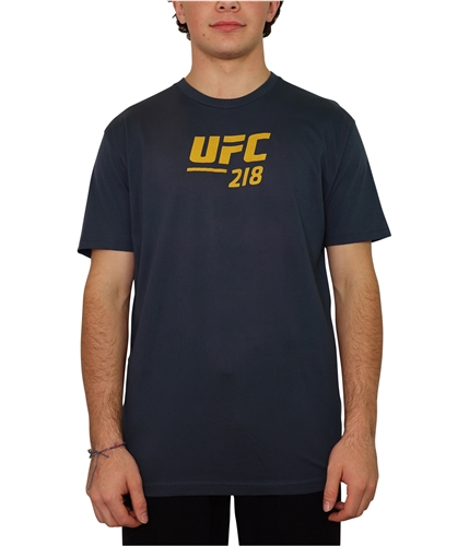 UFC Mens 218 Dec 2 Detroit Graphic T-Shirt blue S