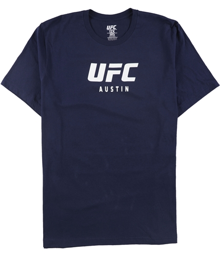 UFC Mens Austin Feb 18 Graphic T-Shirt navy 2XL