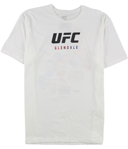 UFC Mens Glendale Apr 14 Graphic T-Shirt white S