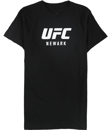 UFC Mens Newark Aug 3 Graphic T-Shirt black S