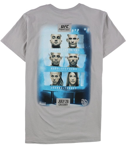 UFC Womens Calgary July 28 Graphic T-Shirt gray L