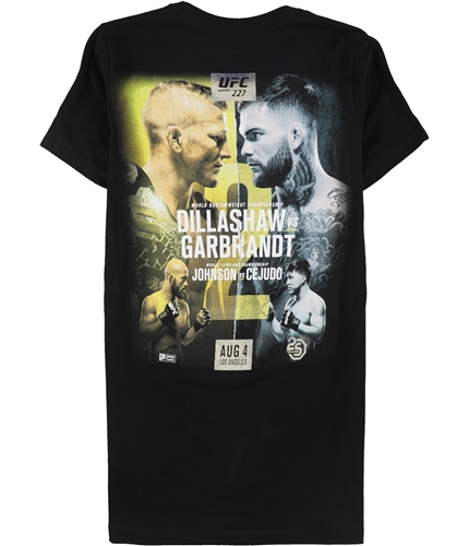 UFC Mens 227 Aug 4 Los Angeles Graphic T-Shirt black XL