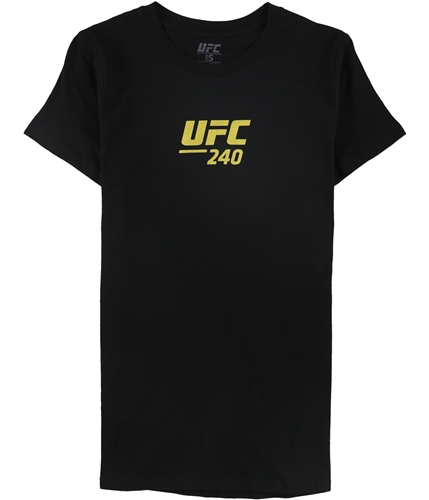 UFC Mens 240 July 27th Edmontom Graphic T-Shirt black S