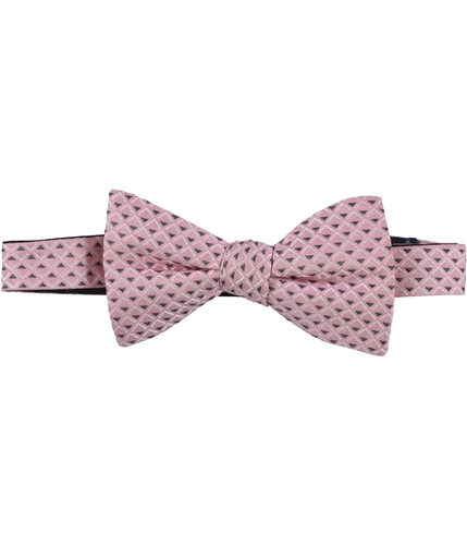 Ryan Seacrest Mens Geometric Pre-tied Bow Tie pink One Size