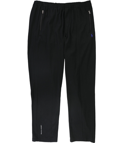 Ralph Lauren Mens Zip-Pockets Athletic Track Pants black 2XL/33