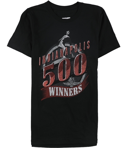 INDY 500 Mens Indianapolis 500 Winners Graphic T-Shirt black S