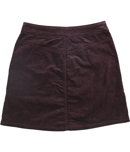 Calvin Klein Womens Velvet Mini Skirt darkpurple 26