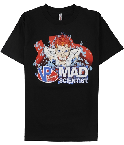 Monster Jam Mens The Mad Scientist Graphic T-Shirt black S