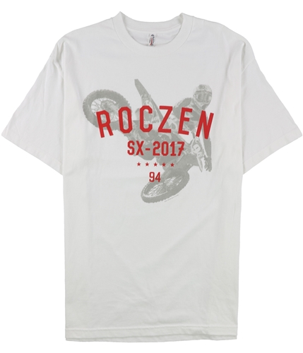 Motocross Mens Roczen SX-2017 Graphic T-Shirt white XL