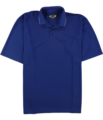Colorado Timberline Mens Poly-Dri Rugby Polo Shirt blue 4XL