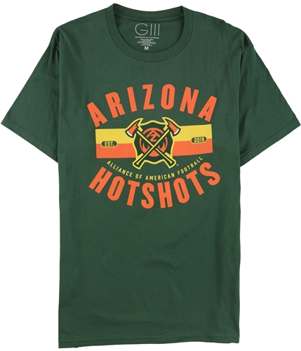 G-III Sports Mens Arizona Hotshots Graphic T-Shirt green M