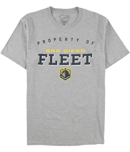 G-III Sports Mens Property of San Diego Fleet Graphic T-Shirt gray M