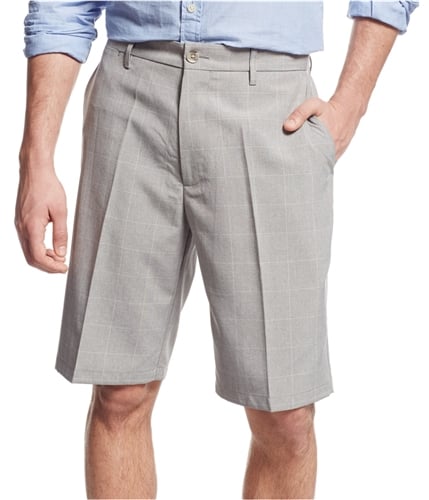 Dockers Mens Flat-Front Casual Chino Shorts gray 30