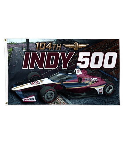 Indy 500 Unisex 104th Indy 500 Flag Souvenir multicolor