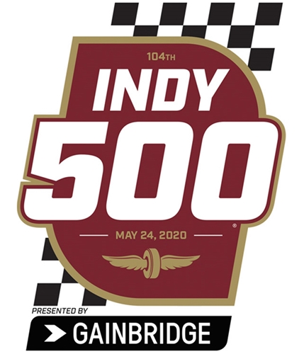 Indy 500 Unisex Perfect Cut Indy 500 Decal Souvenir whtblkred