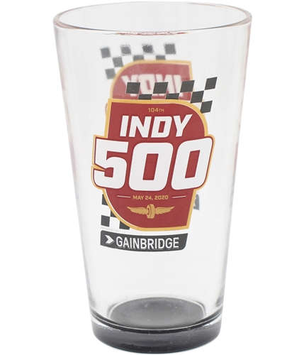Indy 500 Unisex 20 Elite Pint Glass Souvenir clear