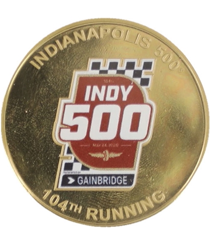 Indy 500 Unisex Indy 500 104th Running Souvenir Mint Coin gold