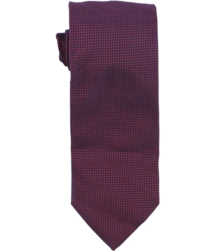 Hugo Boss Mens Micro Square Self-tied Necktie red One Size