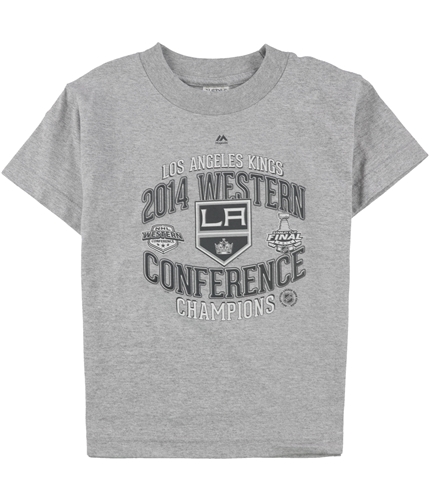 Majestic Boys 2014 Western Conference Champions Graphic T-Shirt gray M