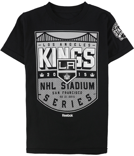 Reebok Boys 2015 Los Angeles Kings NHL Stadium Series Graphic T-Shirt black S
