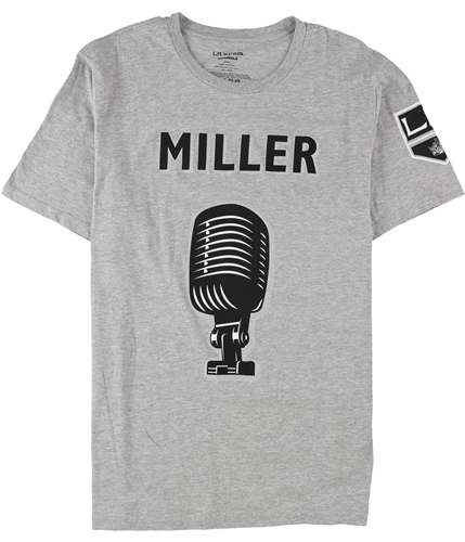 LA Kings Originals Mens Bob Miller LA Kings Graphic T-Shirt gray S