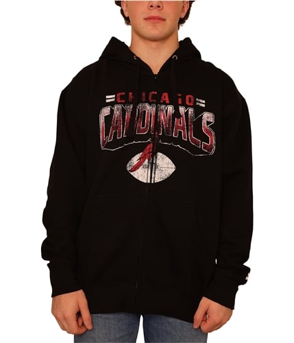 STARTER Mens Chicago Cardinals Graphic Hoodie Sweatshirt black L