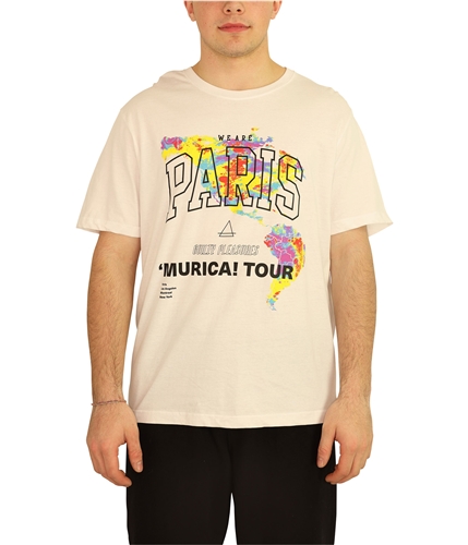 Elevenparis Mens We Are Paris Graphic T-Shirt white S