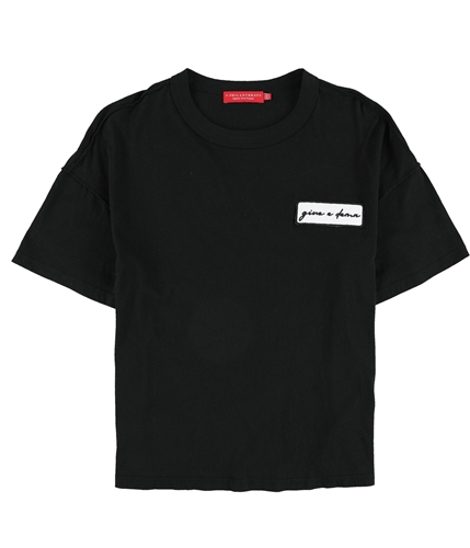 n:philanthropy Womens Give A Damn Graphic T-Shirt black S
