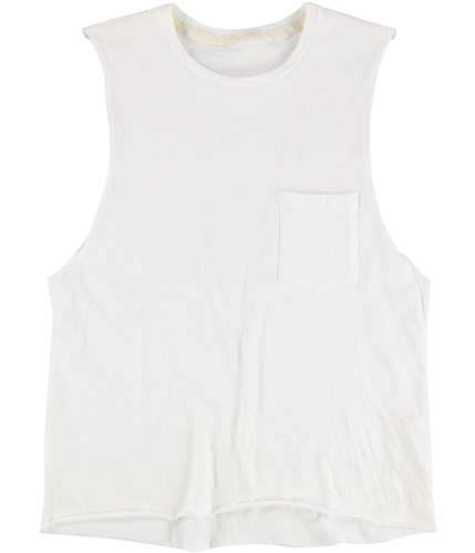Tags Weekly Womens Pocketed Muscle Tank Top white S