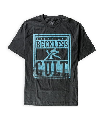 Young & Reckless Mens Cult Graphic T-Shirt gray L
