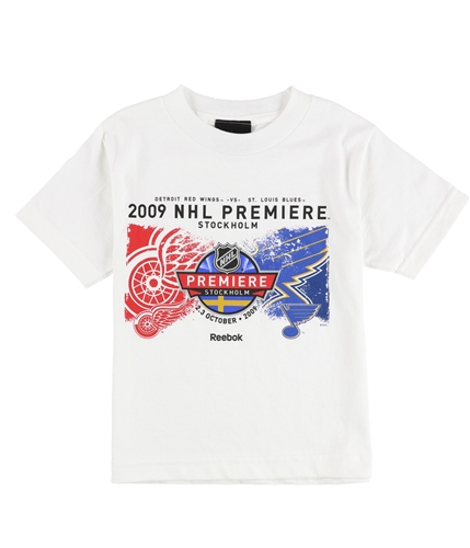Reebok Boys Premiere 2009 Stockholm Graphic T-Shirt white 2T