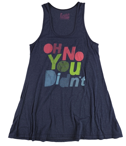 Local Celebrity Womens Oh No You Didn't Tank Dress navy M