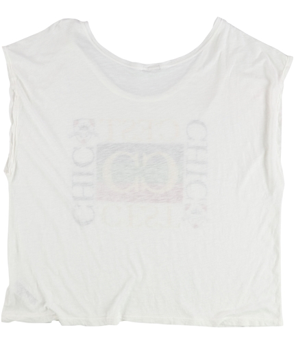 dirty violet Womens C'est Chic Graphic T-Shirt ivory M