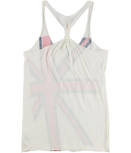I LOVE H81 Womens Multi Tone Tank Top ivory S