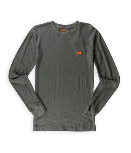 New Balance Mens Logo Thermal Sweater gray S