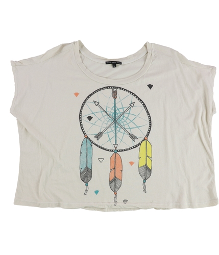 TRULY MADLY DEEPLY Womens Dreamcatcher Graphic T-Shirt ivorymulti S
