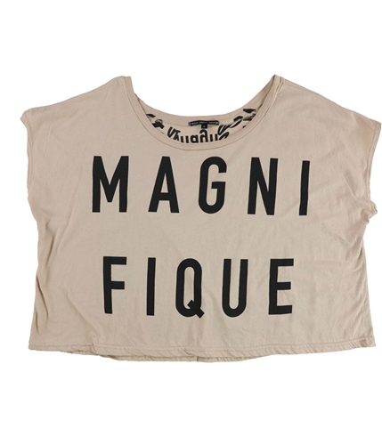 TRULY MADLY DEEPLY Womens Magnifique Graphic T-Shirt blkbeige L